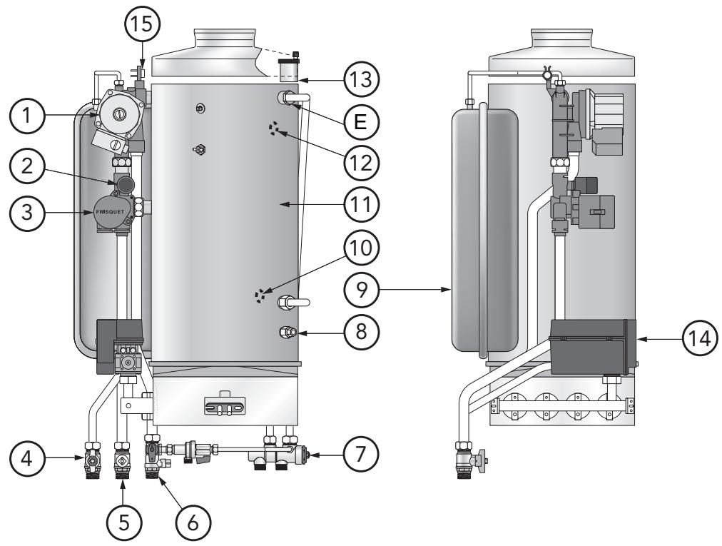 FRISQUET HYDROMOTRIX EVOLUTION CF 25 KW - Rif 5000. (ref F3AA40448) - 2