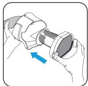 ROWENTA AIR FORCE AC912501 - Vacie le recipiente para polvo - 5