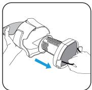 ROWENTA AIR FORCE AC912501 - Empty the dust compartment - 3