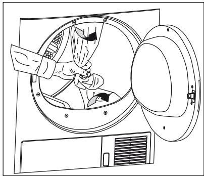 BEKO DC713 - Enlever le montage de sécurité réservé au transport - 1