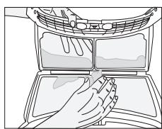 BEKO DC713 - Cartouche filtrante / Surface interieure de la porte - 4