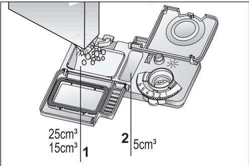 BEKO DFS28020X - Ajout de détergent - 6