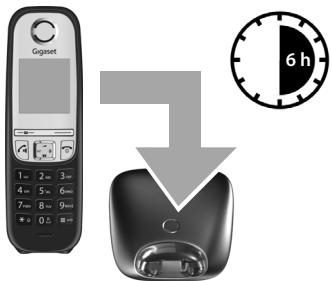 GIGASET AS405 - Premier cycle de charge et décharge des batteries - 1