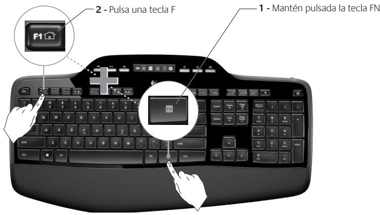 LOGITECH WIRELESS DESKTOP MK710 - Consejo - 1