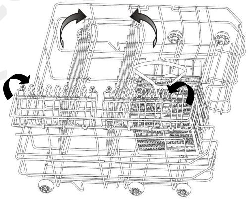 ESSENTIELB ELVC 531B - Replier les supports d'assiettes et de tasses - 1