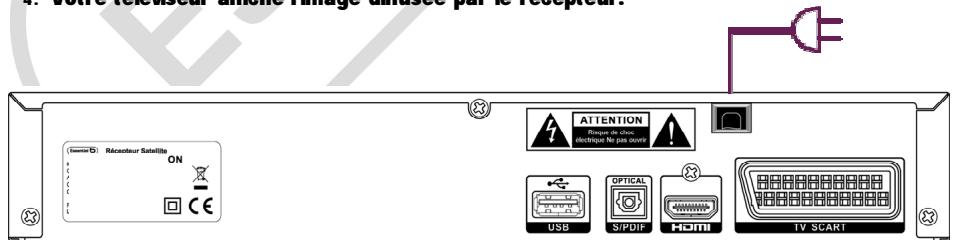 ESSENTIELB MAGICSAT NOMADE HD FRANSAT - BRANCHEMENT D'UN TELEVISEUR NON EQUPE D'UN PORT HDMI - 1