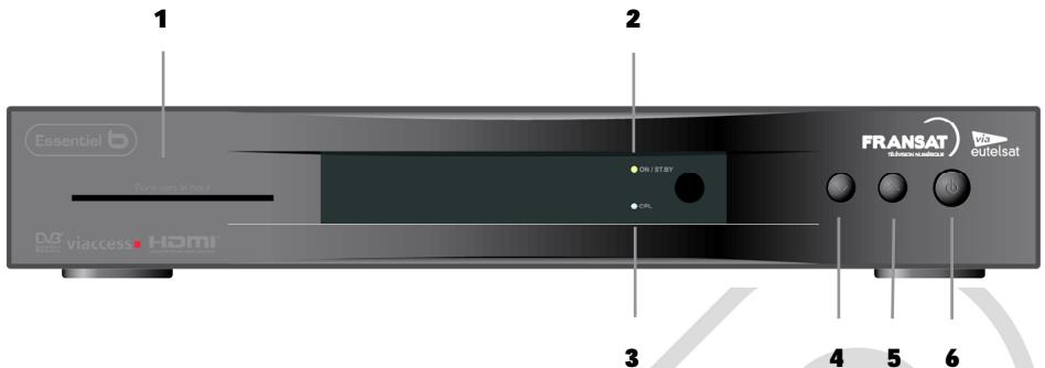 ESSENTIELB MAGICSAT NOMADE HD FRANSAT - DESCRIPTION DE L'APPAREIL - 2