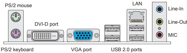 MSI C847IS-P33 - REAR PANEL - 1