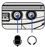 MSI GE70 0ND-225FR - Connecteurs port audio - 1