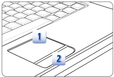 MSI GX60 3AE-212 - Connaître le pavé tactile - 1