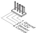 MSI H61M-P20 - Fan Power Connectors: CPUFAN1, SYSFAN1, SYSFAN2 - 1
