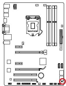 MSI Z87-G43 - JCI1: Chassis Intrusion Connector - 1