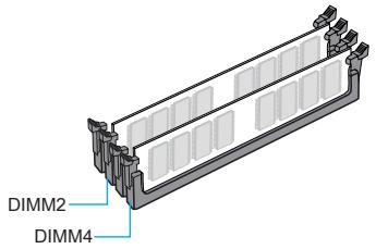 MSI Z87-G43 - Règle de population en mode double canal - 1