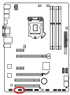 MSI Z87-G45 GAMING - JCOM1: Serial Port Connector - 1