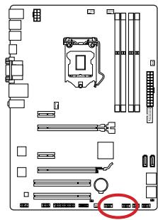 MSI Z87-G65 GAMING - JUSB1~2:Pa3bEmblpacuipenra USB 2.0 - 1