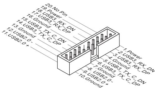 MSI Z87-G65 GAMING - JUSB3: USB 3.0 Expansion Connector - 2