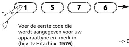 ONE FOR ALL URC 7962 - Directe code-installing - 6