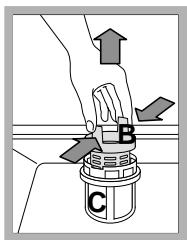 HOTPOINT-ARISTON LDF 12314 - Cleaning the filters - 2