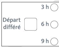 LISTO SLE 6L4M - 2) Départ différé : - 1
