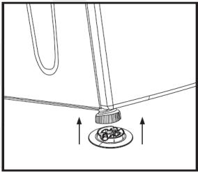 LISTO SLE 6L4M - REGLAGE DES PIEDS - 1