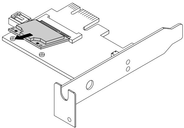 LENOVO THINKCENTRE EDGE 72 (RCFKAFR) - Retrait du module de carte WiFi - 3