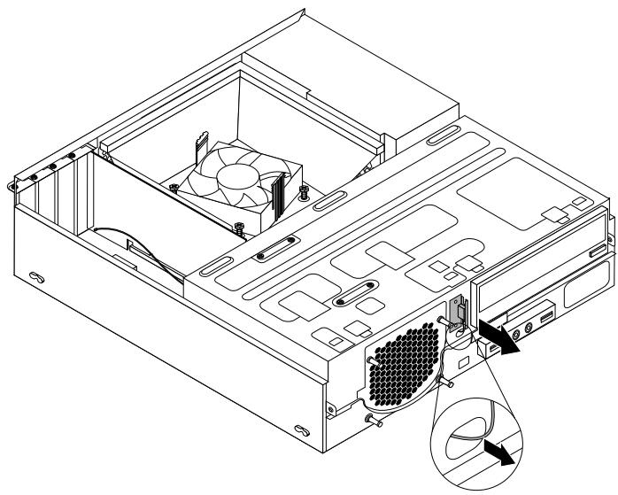 LENOVO THINKCENTRE EDGE 72 (RCFKAFR) - Retrait de l'antenne WiFi avant - 1