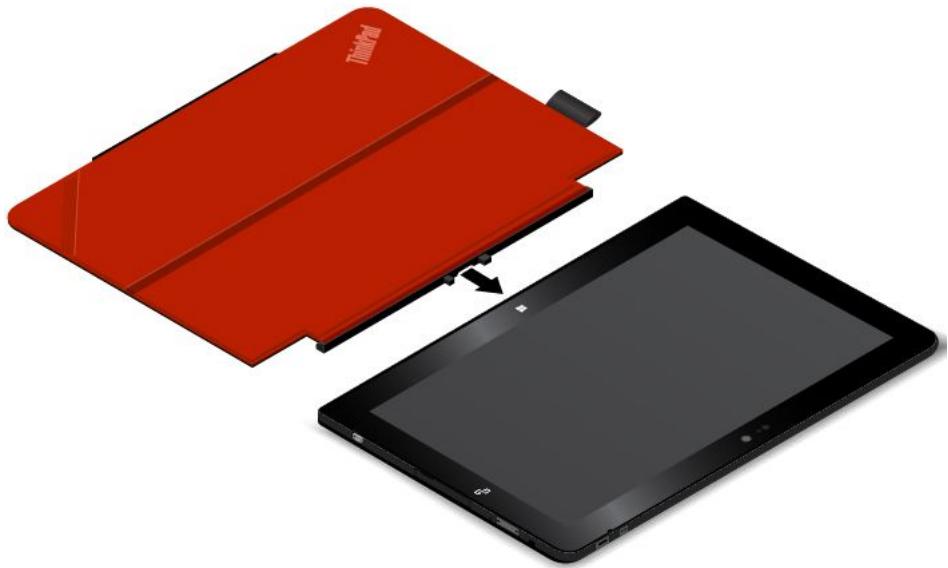 LENOVO THINKPAD 10 (20C10024FR) - Utilisation du ThinkPad 10 Quickshot Cover - 1