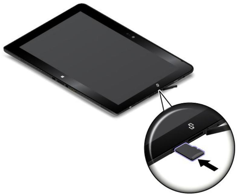 LENOVO THINKPAD 10 (20C10024FR) - Installation d'une carte micro SD - 2