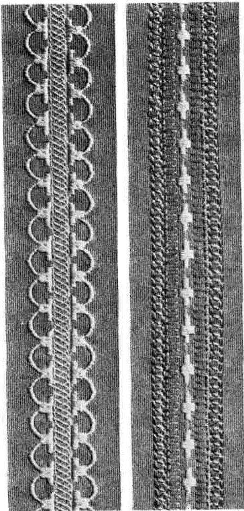PFAFF 1222E - Which fancy-stitch variation do you like best? - 2