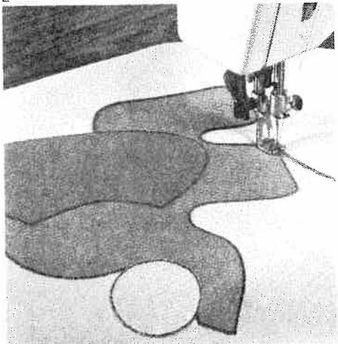 PFAFF 1222E - Applique work - 5