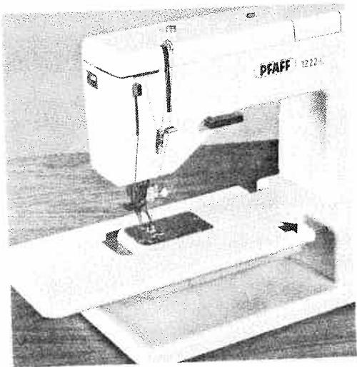 PFAFF 1222E - Straight-stitch and zigzag sewing work - 1