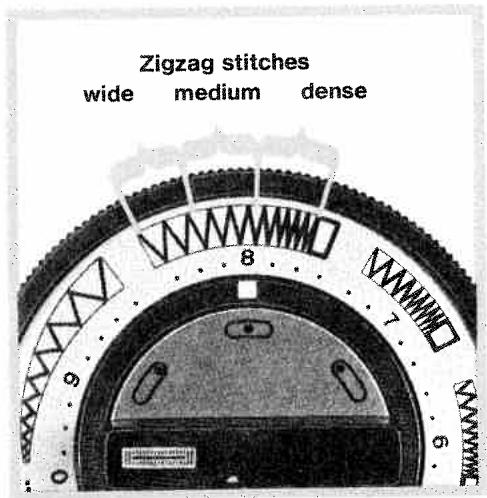 PFAFF 1222E - The Ultra-Matic stitch selector - 1