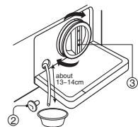 DAEWOO DWC-LDC1422S - Nettoyage du filtr de vidange - 3