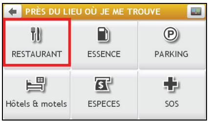 MIO MOOV M610 - Comment rechercher un CI à l'aide de PRÉS D'ICI? - 2