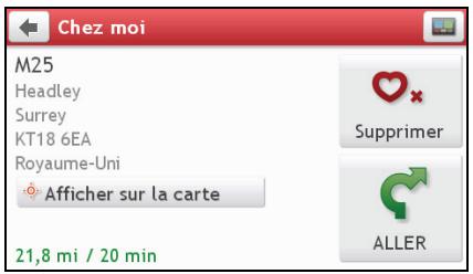 MIO MOOV M610 - Comment faire pour naviguer jusqu'à Chez moi ? - 1