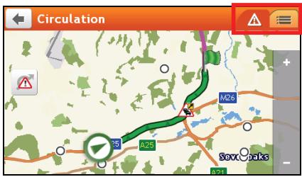 MIO MOOV M610 - Comment utiliser les onglets dans la barre de titre? - 2