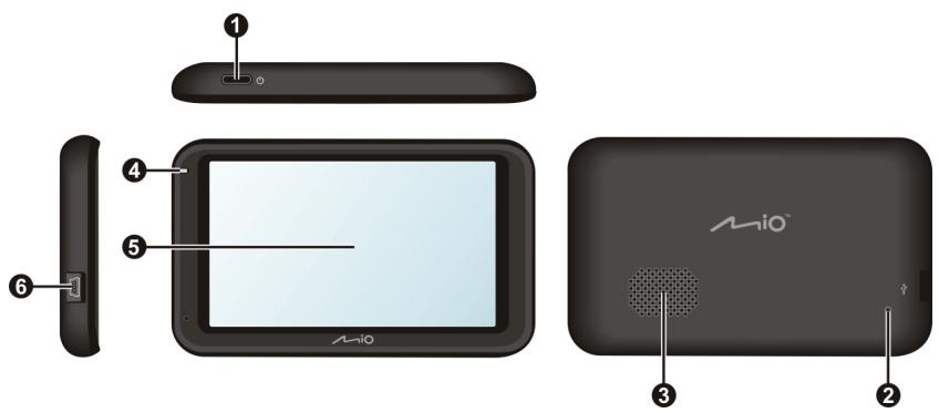 MIO MOOV M610 - Les informations sur le traffic ne sont disponibles que sur des modèles scélectionnés et dans certains pays seulement. - 1