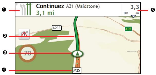 MIO MOOV M610 - La carte de conduite - 1