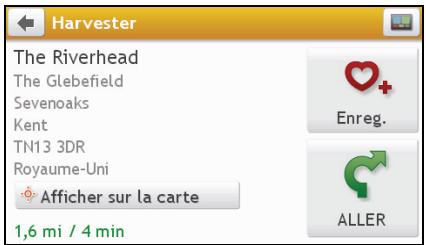 MIO MOOV M610 - Comment rechercher un CI à l'aide de PRÉS D'ICI? - 7