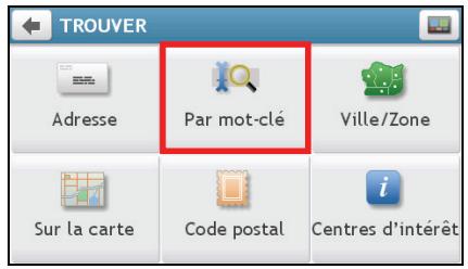 MIO MOOV M610 - Comment rechercher un CI par mot-clé? - 1