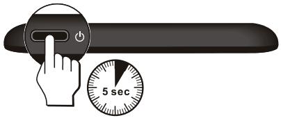 MIO MOOV M610 - Utilisation du bouton de mise en marche - 2