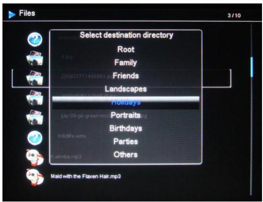 TELEFUNKEN DPF 10934 - Si el marco está encendido y reproduce las diapositivas de la memoria interna: - 2