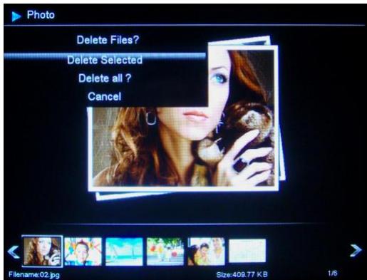 TELEFUNKEN DPF10333 - Uw Foto's verwijderen vanuit miniatuurmodus - 1