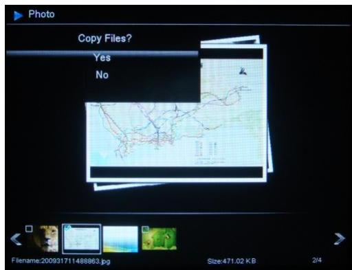 TELEFUNKEN DPF10333 - - Copier vos fichiers à partir du mode vignettes_ - 2