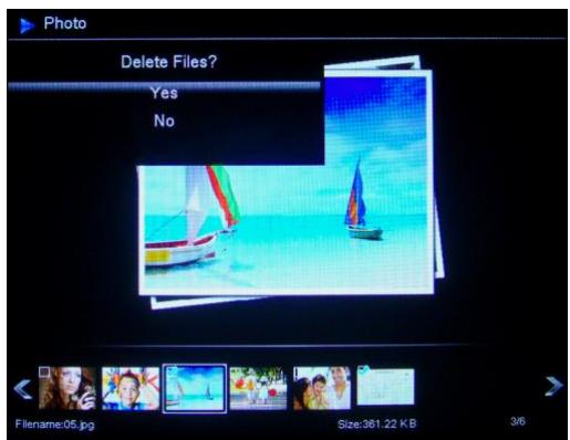 TELEFUNKEN DPF10333 - - Löschen ihrer Fotos über den Miniatur-Modus. - 2