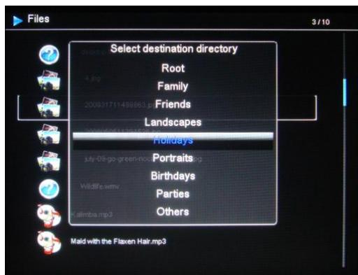 TELEFUNKEN DPF10333 - Se a moldura estiver ligada e a reproduzir o diaporama da memória interna: - 2