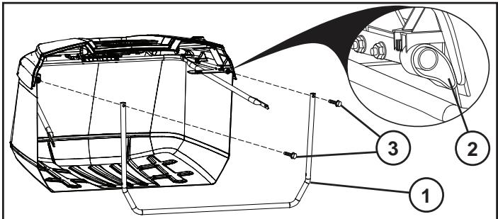 MCCULLOCH M13097RB - INSTALACION DE LA BATERIA - 1