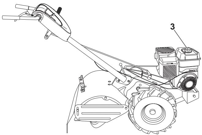 MCCULLOCH ROTOVATOR MRT6 - Mise en marche et conduite 3. Starten en rijden - 2