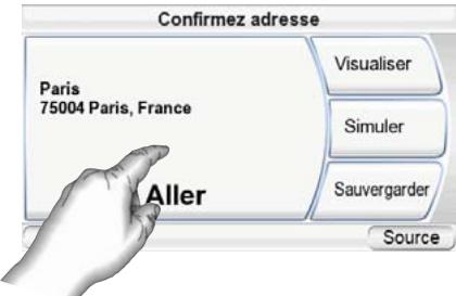 HARMAN KARDON CH) [GPS-200GSEC] - NAVIGATION VERS UN CODE POSTAL: - 1