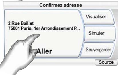 HARMAN KARDON CH) [GPS-200GSEC] - NAVIGATION VERS UN CODE POSTAL: - 5